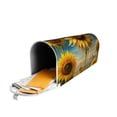 thumbnail image 5 of Yiaed Artistic Oil Painting Sunflower Print Mailbox Covers, Magnetic Mailbox Cover, Mail Box Covers for Garden Outdoor Decor Box Covers-25.5x21 in, 5 of 8