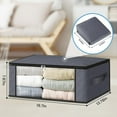 thumbnail image 4 of Caja Organizadora Plegable de Tela con Ventana Transparente, Capacidad 35L, 4 of 14