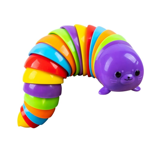 articulated slug fidget toy