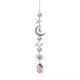 thumbnail image 1 of Sunshine Catcher Gardening Crafts Bedroom Decoration Silvers Pointed Beads Star Double Heart 5-piece Set Crystal Pendant, 1 of 6