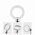thumbnail image 2 of 10" LED Light Ring w/Stand Mount Kit & Selfie Stick For Live Broadcast Streaming, 2 of 15