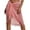 Pink, variant on asdoklhq Plus Size Swimsuit Clearance Under $10,Women Solid Color Tassel Beach Wrap Sarong Cover Up Chiffon Swimsuit Wrap Skirts
