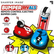 Sharper Image® Toy RC Remote Control Ejecting Bumper Rivals with Includes Wireless Remote Control and Sound Effects, 6-pieces, Red and Blue, Age 8+