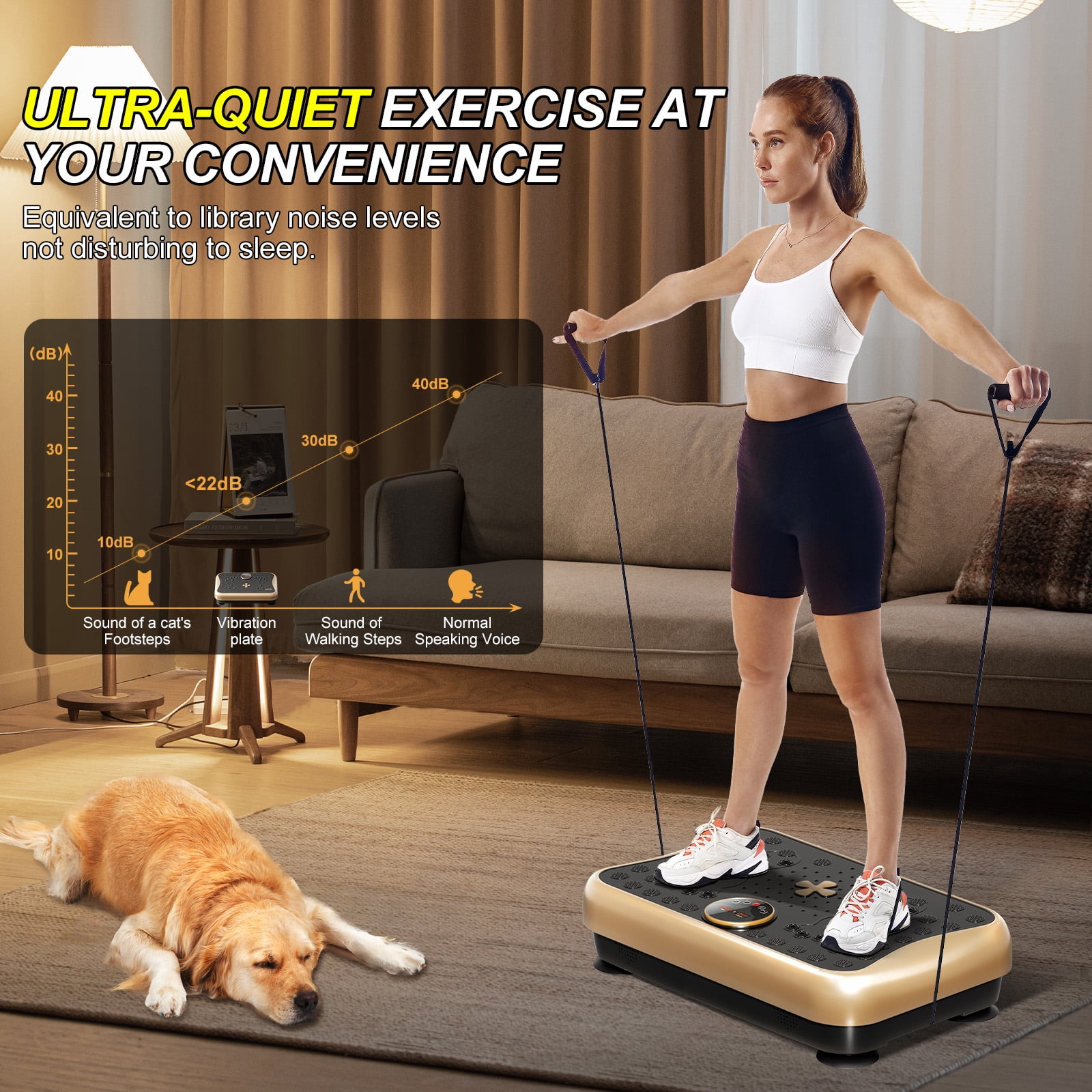 Vibration Plate Fitness Machine