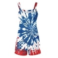thumbnail image 6 of Cavosen Jumpsuits for Women Plus Size Loose Jumpsuits Camisole Short Overalls with Pocket Star and Stripe Summer Casual Rompers, 6 of 7