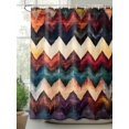 thumbnail image 2 of Minimalist Art Shower Curtain Set ，Waterproof Fabric Shower Curtains Multi Color Geometric Color Block Shower Curtains for Bathroom,Bathroom Decor 54x"78", 2 of 6