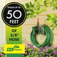 thumbnail image 2 of DF OMER Plastic Garden Water Hose Holder Fits 50 ft. Hose – 9.2x5.9x5.5 in. Weatherproof Wall Mount Hose Rack Hanger for Outside with Hanging Hooks for Garden Equipment, 2 of 7