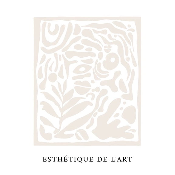 Esthétique De L'Art Print Wall Art, Modern Wall Decor For Living Room Bedroom, 8x12 UNFRAMED