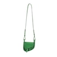thumbnail image 2 of Bolso de hombro con solapa para mujer, de piel sintética artificial, para viajes, vacaciones, fiestas y trabajo. Verde, 2 of 9
