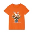 thumbnail image 3 of GERsome Easter Shirts Girls Boys Kids T-Shirt with Short Sleeves, Crew Neck Cotton T-Shirt for Boys Girls Sizes 3-10 Years, 3 of 4