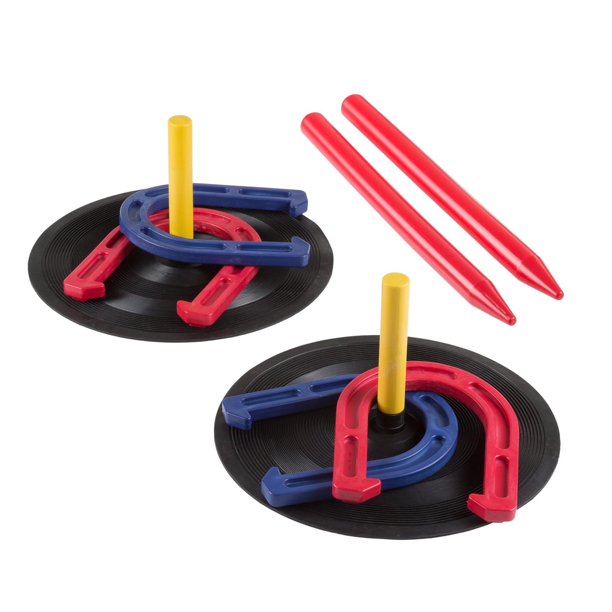 ARS Sports Rubber Horseshoe Game Set for Kids and Adults, Indoor Outdoor Backyard Play