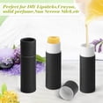 thumbnail image 3 of 0.4oz Paperboard Push Up Lips Gloss Holder Empty Kraft Lip Balm Tubes DIY Homemade Women Makeup Container for INdoor and Outdoor 0.8x2.8in Black 10PCS, 3 of 6