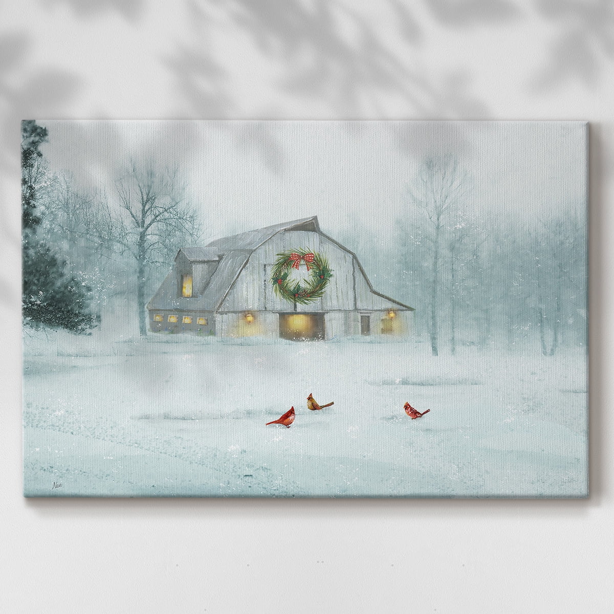 White Winter Wonderland- Gallery Wrapped Canvas