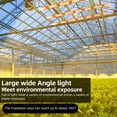 thumbnail image 4 of Tignapoo 40W Full Spectrum LED Grow Light with 156 LEDs, 122° Beam Angle, 3262lm Output, AC100V-277V for Indoor/Outdoor Plant Cultivation, White, US/EU Plug Options, 4 of 6