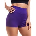 thumbnail image 4 of Women Yoga Shorts Ruched Butt Sport Gym Push up Running Elastic High Waist Shorts Butt Lifting Hot Pants Black/Blue/Rose Red/Purple, 4 of 7