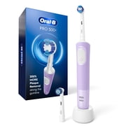 Oral-B Pro 500 + Electric Toothbrush with (2) Brush Head, Rechargeable, Lilac
