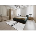 thumbnail image 5 of Ahgly Company Machine Washable Indoor Square Transitional Platinum Gray Area Rugs, 4' Square, 5 of 7