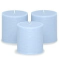 thumbnail image 2 of CANDWAX 3x3 Pillar Candle Set of 3 - Decorative Candles Unscented and No Drip Candles - Ideal as Wedding Candles or Large Candles for Home Interior - Light Blue Candles Pillar 3x3 Baby Blu, 2 of 125