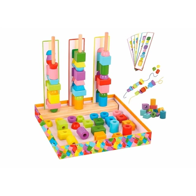 uguete didáctico Xtellar multicolor para niños | Juguetes educativos de madera | Material Didáctico Preescolar