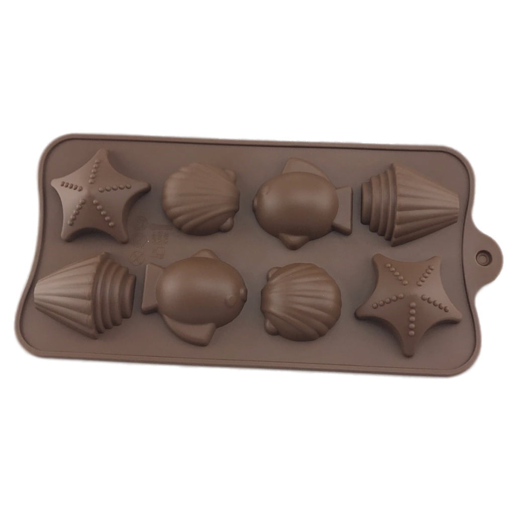 8-Cavity Silicone Fondant Mold Cake Decorating DIY Chocolate Baking Mould Tools