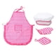 thumbnail image 3 of Juego de cocina para niños Sunnimix Delantal y gorro de cocinero para niños escocesa roja, 3 of 8