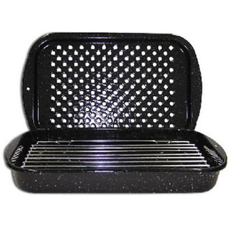 Hamburger Broiler - 0513-2 3 Piece Broiler Pan, Rack
