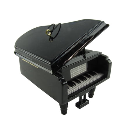 Miniature Baby Grand Piano Musical Instrument Tree Ornament Topper/Teacher Gift