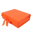 thumbnail image 3 of Caja de regalo plegable, caja de embalaje de cosméticos, caja de regalo pura con cinta, creada magistralmente, 3 of 8