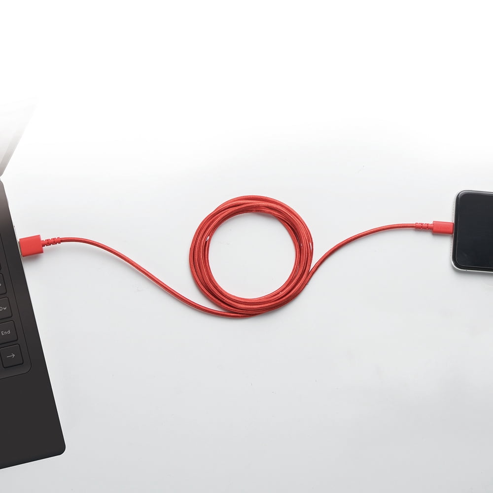 Anker PowerLine Select+ USB-A to Lightning Cable, 6 ft, Red