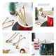 thumbnail image 3 of Navideñas, Cucharas De Café De Acero Inoxidable, Postre, Té, Helado, Cuchara, Vajilla Navideña, Cuchara Mezcladora 6 Cucharas seitruly HA044668-02, 3 of 6