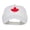 White, variant on Canada Maple Leaf Embroidered Low Cap - White OSFM