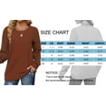 thumbnail image 6 of MOSHU Sweatshirts for Women Crewneck Cable Knit Sleeve Shirts Lightweight Fashion Womens Tops Fall Sweaters, 6 of 10
