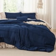 thumbnail image 2 of Juego de Edredón Bedsure Azul Marino King California 4 Piezas, 2 of 8