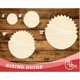 thumbnail image 3 of Unfinished Wood Scrubbing Sponge Shape | DIY Craft Cutout | up to 46" DIY 36" / 3/4", 3 of 3