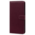 thumbnail image 2 of Allytechgroup for iPhone 16 PU Premium Leather Wallet Case with Credit Card Slot,Flip Kickstand Ultra-Slim Cover with Wrist Strap Shockproof Full Body Cover for iPhone 16 Women Girls, Winered, 2 of 6