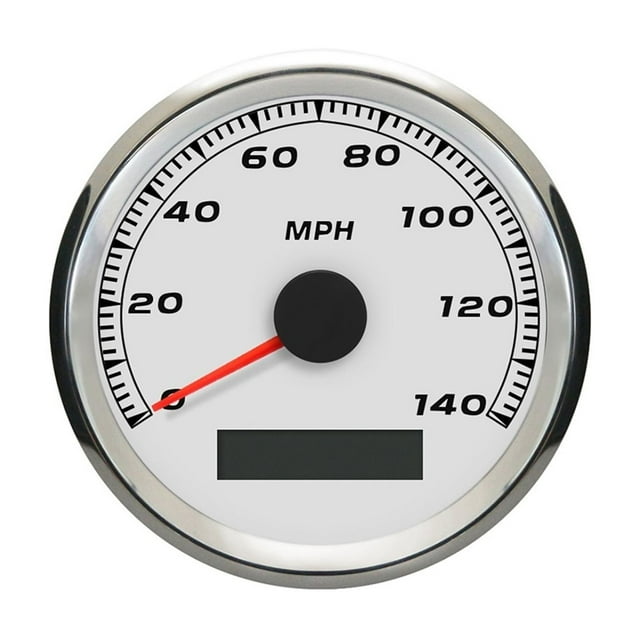 Waterproof Universal 85mm 140MPH 160MPH 200MPH GPS Speedometer Odometer For Car Truck Buggy Red Backlight With GPS Antenna ,High Precision