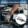 thumbnail image 3 of Unique Bargains Brake Master Cylinder with Reservoir No.46101TK6305 for Honda Fit 2009-2011 Hydraulic Master Cylinder Aluminum Alloy Plastic 1 Pcs, 3 of 7