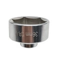 thumbnail image 3 of Socket Wrench Oil Filter Tool Car Dector Tools Kits Portable 36Mm Drive Cap Remover Steel Construction Sockets, 3 of 5