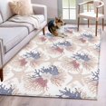 thumbnail image 3 of Rectangle Area Rug 4x6ft,Summer Sea Starfish Coral Washable Carpet Non-Slip Runner Accent Rugs Indoor Floor Mat for Bedroom Living Room Decor,Abstract Marine Life, 3 of 9