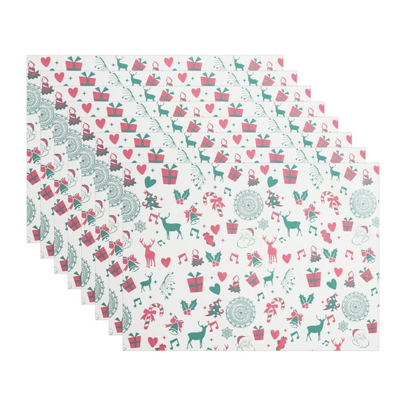 100pcs Christmas Wax Paper Sheets for Food Wrapping, Food Picnic Paper, Sandwich Wrap Paper, Reindeer Pattern