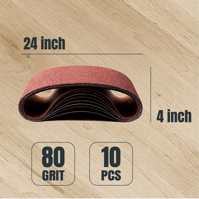 4 inch shop sanding belts