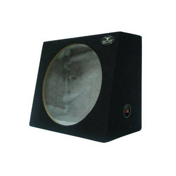 Absolute USA SAG12 Heavy Duty Sealed Back-Angle Single 12-Inch Subwoofer Enclosure Box