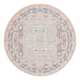 thumbnail image 3 of Unique Loom Whitney Collection Area Rug - Milano (3' 3" Round Powder Pink/Blue), 3 of 6