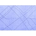 thumbnail image 1 of Ahgly Company Machine Washable Indoor Rectangle Oriental Blue Modern Area Rugs, 2' x 5', 1 of 4