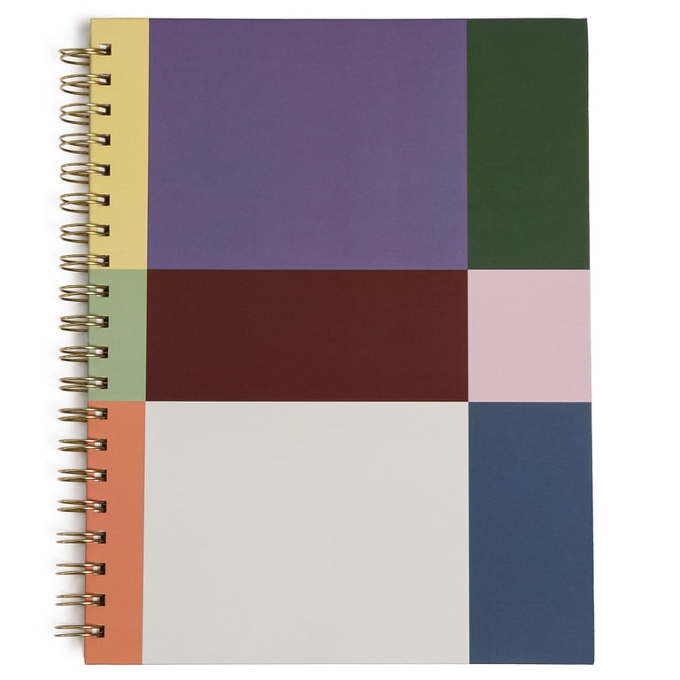 Color Block Hardcover Spiral Notebook photo 1