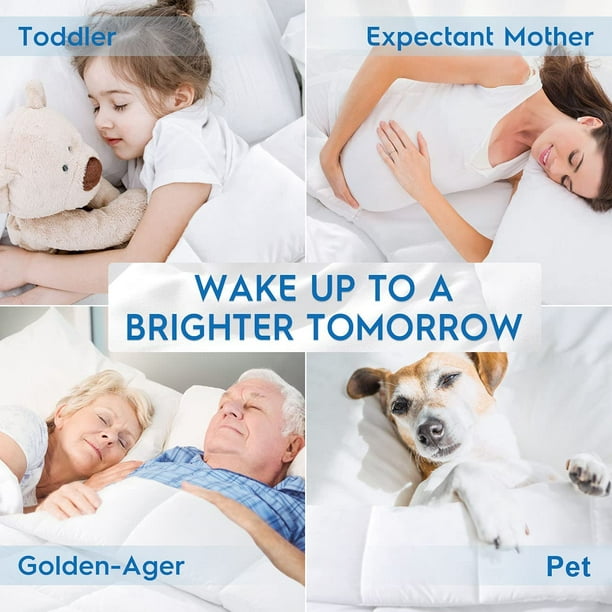 Breathable top baby comforter