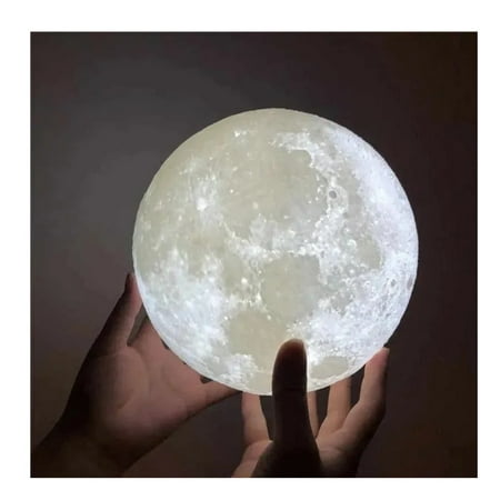 Lampara Luna 3D Touch Luz Led Usb