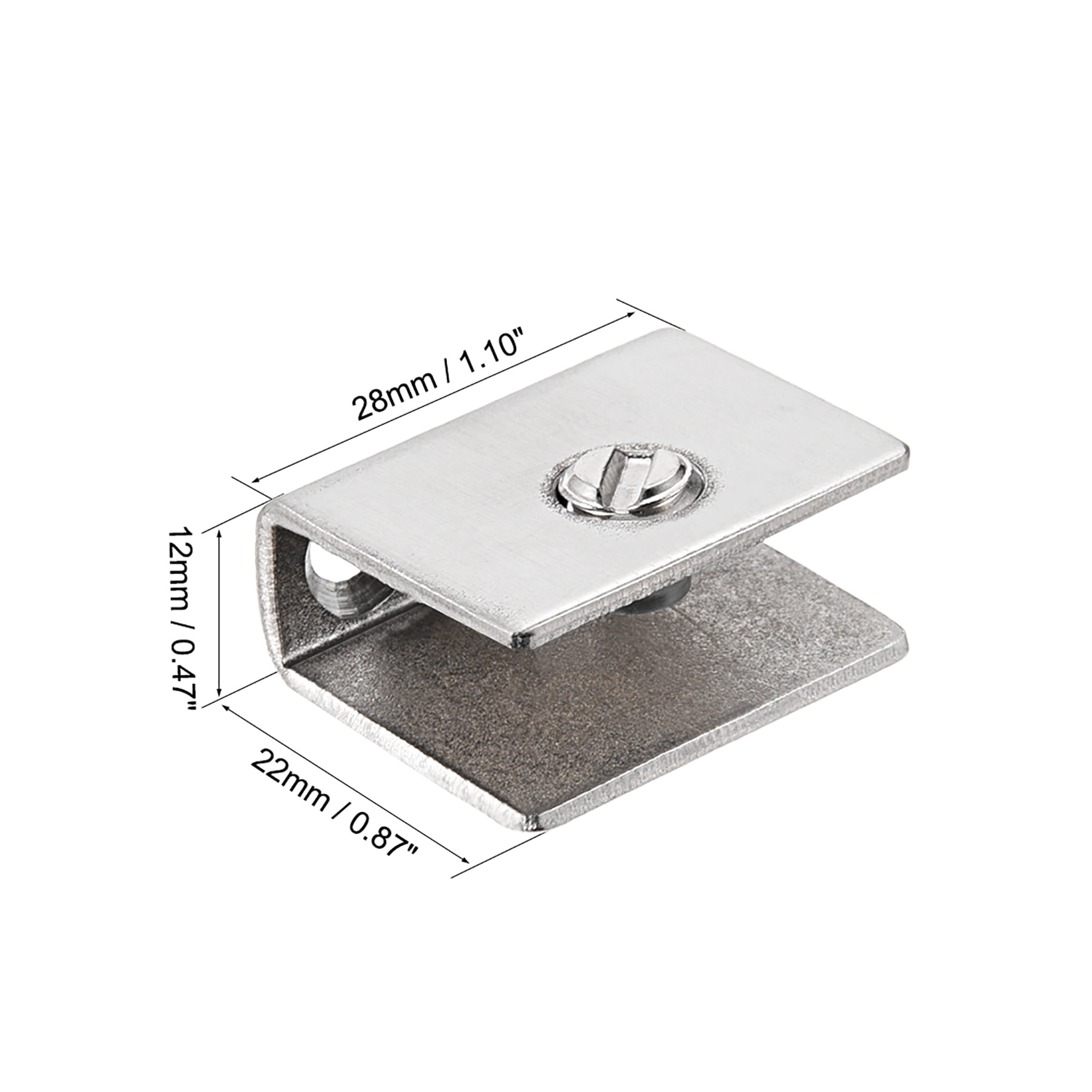 Glass Shelf Brackets Adjustable Stainless Steel Glass Clamp Clip