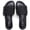 Black PU 774, variant on Wide Width Sandals for Women, Summer Wide Feet Braided Flat Slides Casual Comfort Fashion Open Toe Slip on Breathable Cute Sandal.