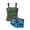 A07-Army Green, variant on Gaexia Girls Swimsuit 2 Piece Sporty Adjustable Straps Modest Bikini Bathing Suit with Shorts Color Block Swimwear